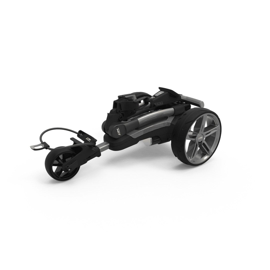 Collapsible Powakaddy FX7 GPS Electric Golf Trolley | 18 Hole Lithium Battery