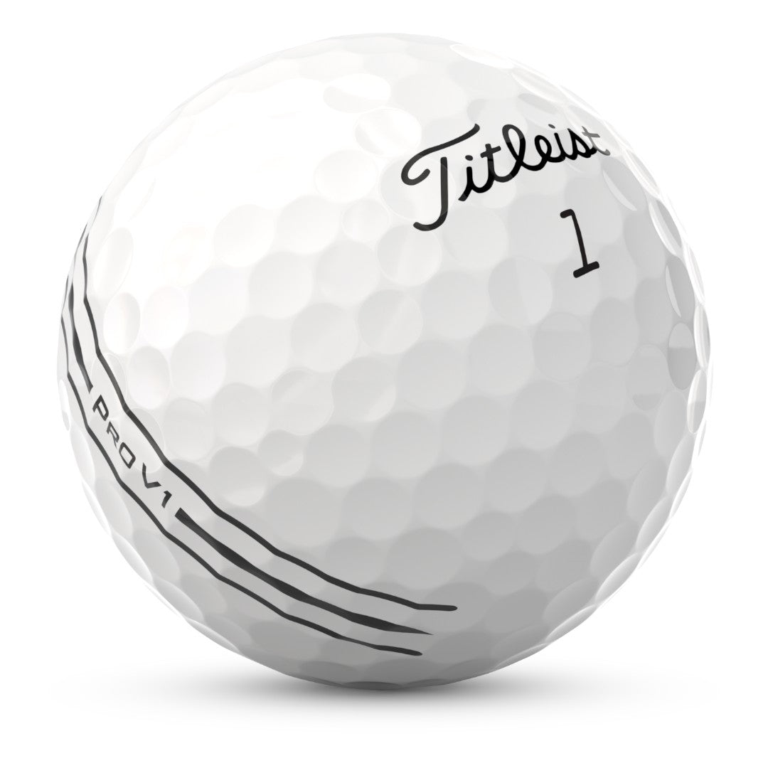 Titleist 2025 Pro V1 Enhanced Align Golf Balls | White