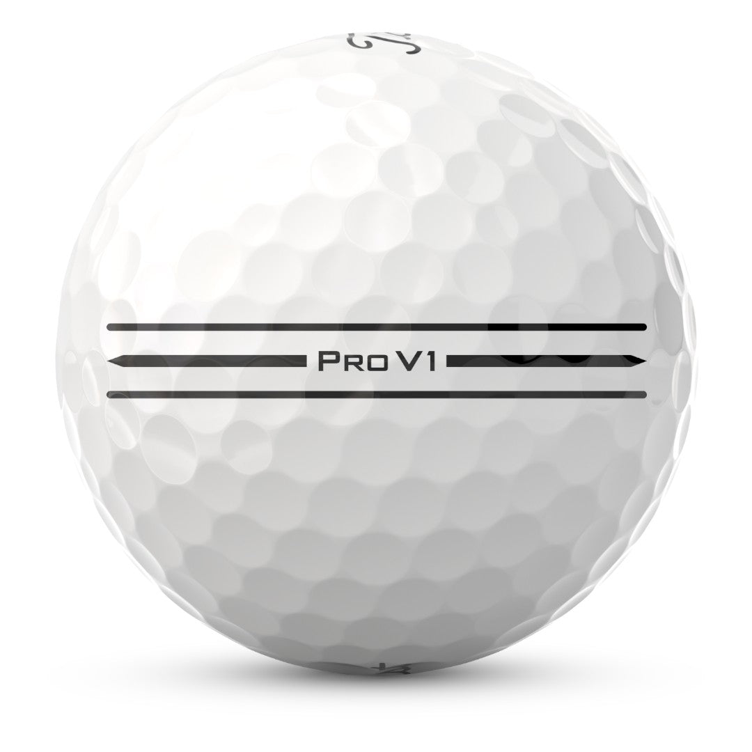 Titleist 2025 Pro V1 Enhanced Align Golf Balls | White