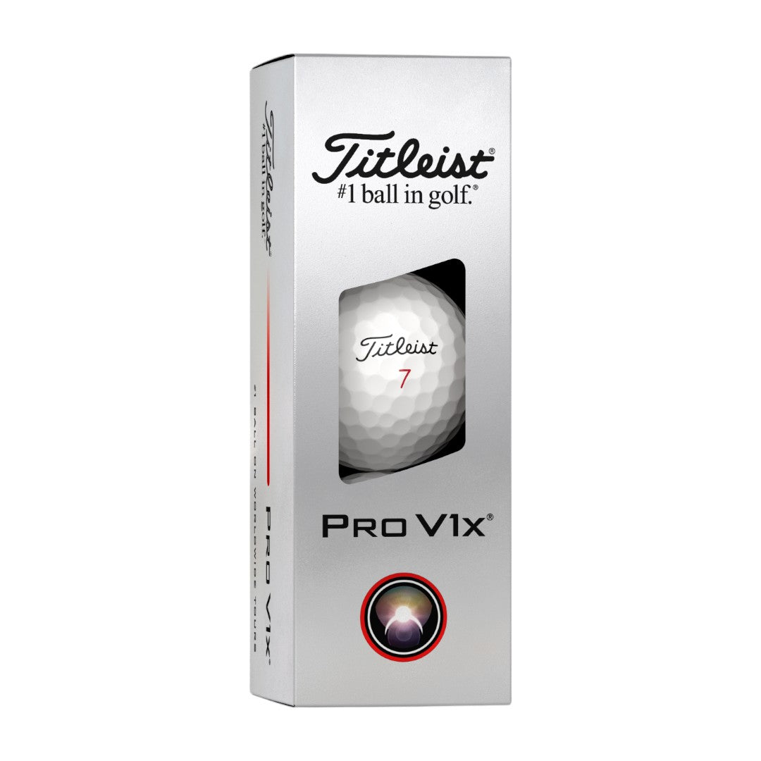 Titleist 2025 Pro V1x High Numbers Golf Balls | White