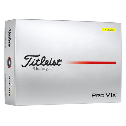 Titleist 2025 Pro V1x Golf Balls | Yellow