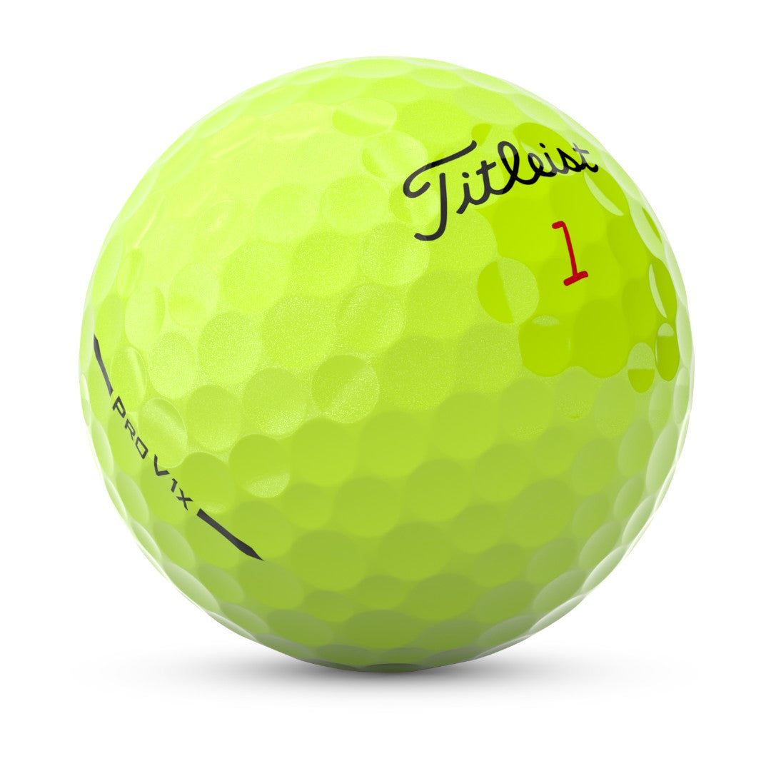 Titleist 2025 Pro V1x Golf Balls | Yellow