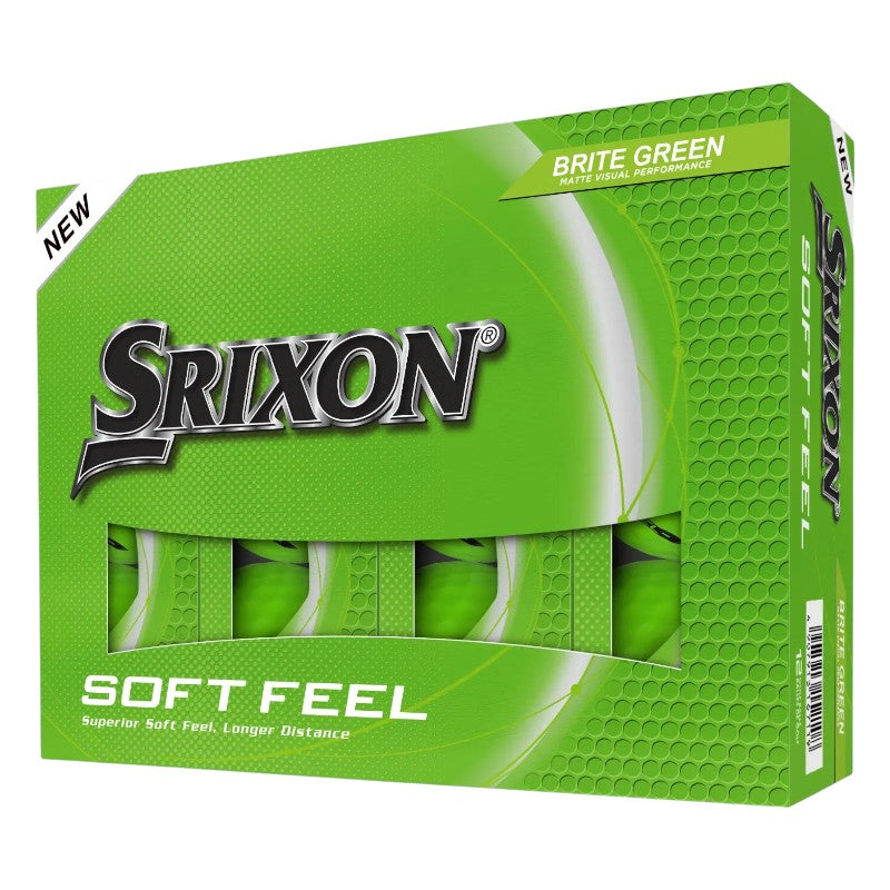 Srixon 2025 Soft Feel Brite Golf Balls | Green