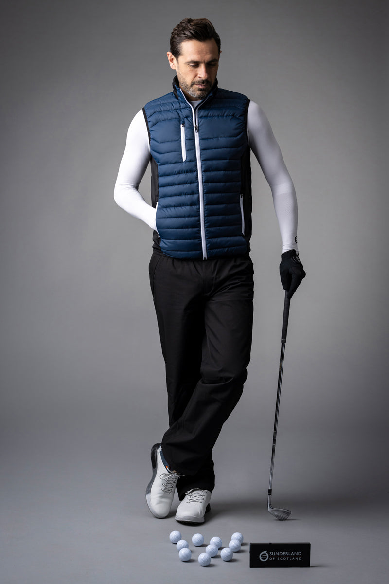 Sunderland Anton Padded Golf Gilet SUNMC82