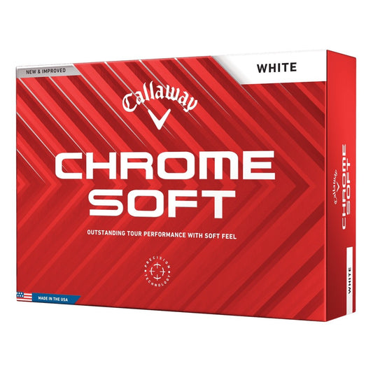 Callaway 2024 Chrome Soft Golf Balls | White