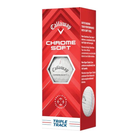 Callaway Chrome Soft Triple Track Golf Balls | 4 FOR 3