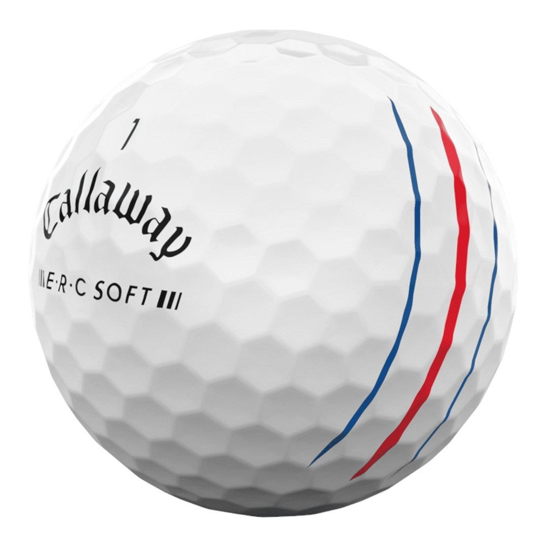 Callaway 2024 ERC Soft Triple Track Golf Balls | White