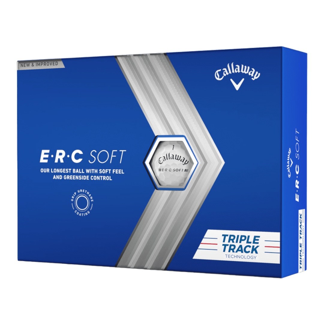 Callaway ERC Soft Triple Track Golf Balls | White