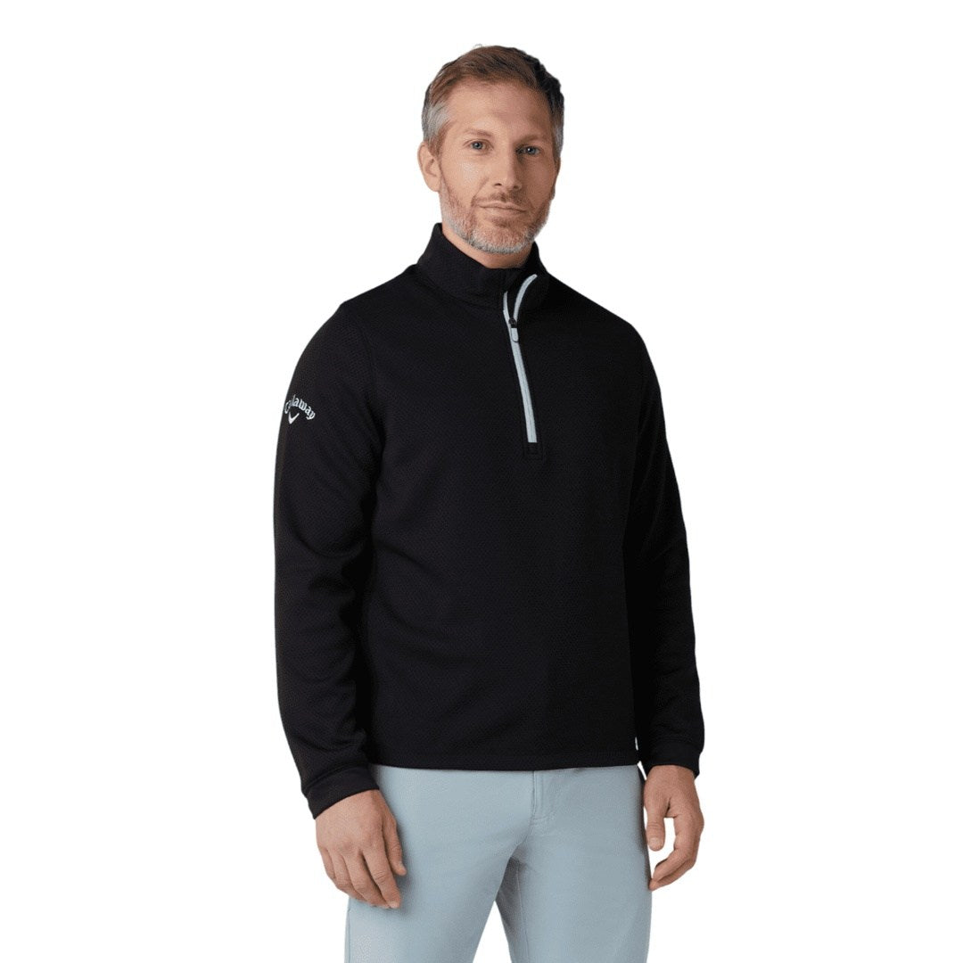 Callaway Hex Textured 1/4-Zip Golf Fleece CGKFD040