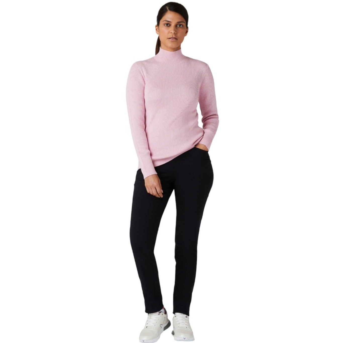 Callaway Ladies Body Mapped High Neck Golf Sweater CGGFD022