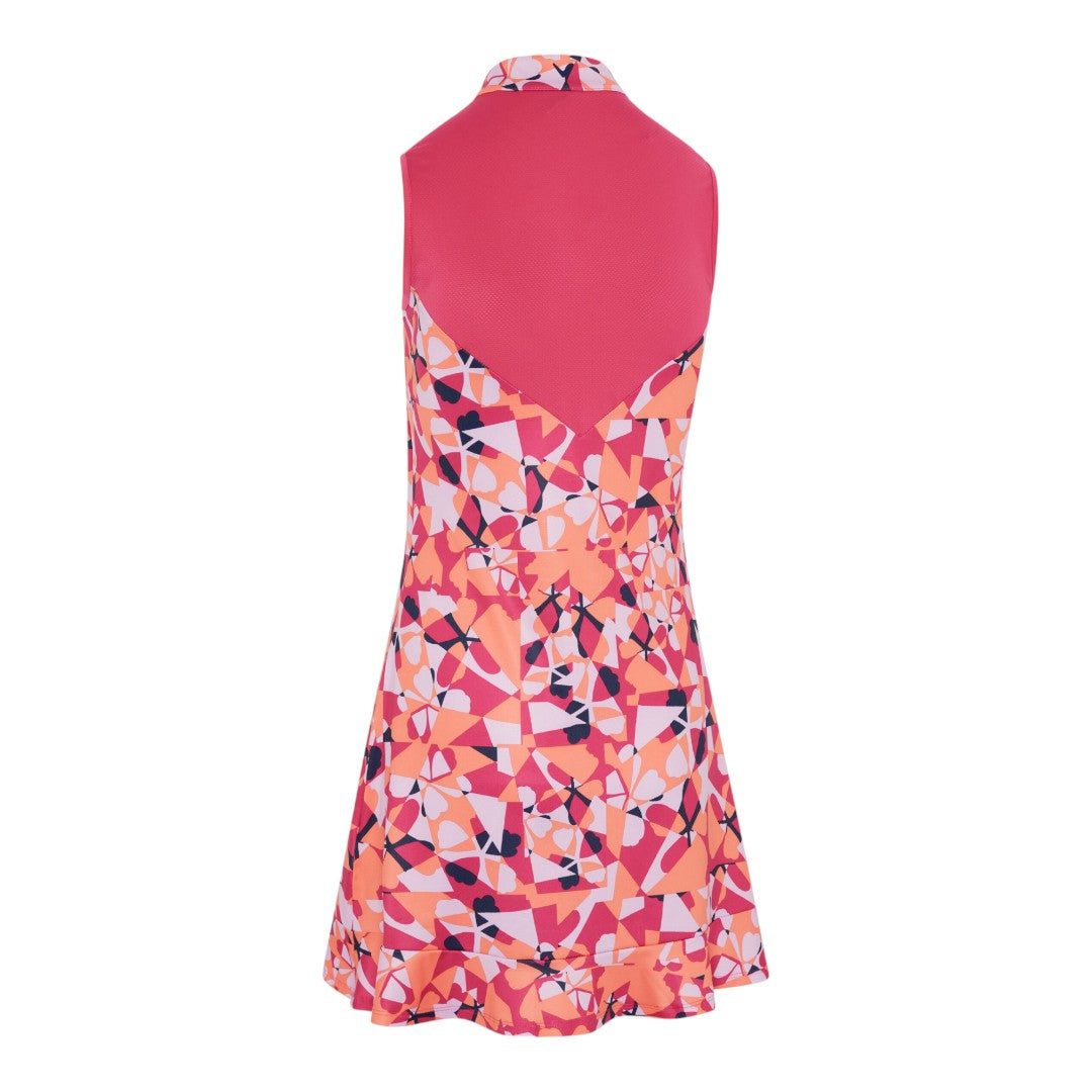 Callaway Ladies Geometric S/L Floral Golf Dress CGDSE009