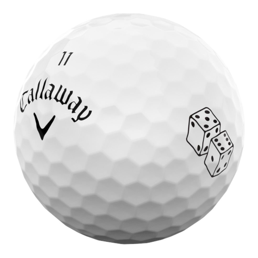 Callaway Limited Edition Supersoft Casino Golf Balls | White