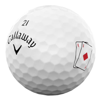 Callaway Limited Edition Supersoft Casino Golf Balls | White