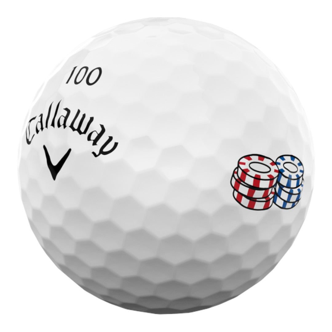 Callaway Limited Edition Supersoft Casino Golf Balls | White