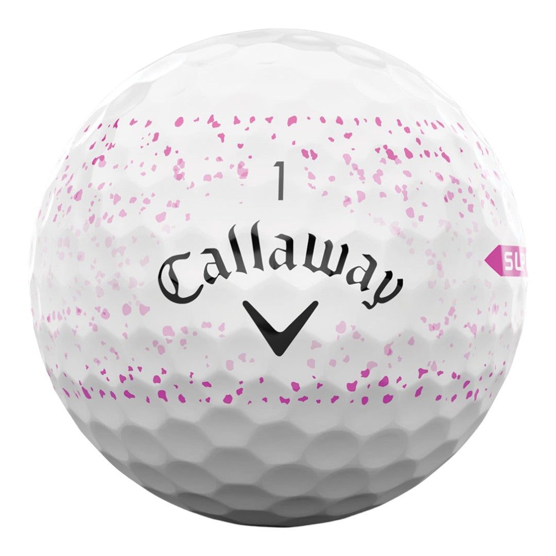 Callaway Supersoft 2024 Pink Splatter Golf Balls