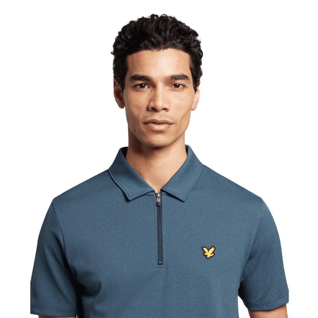 Lyle & Scott Chevron Zip Golf Polo SP1865G