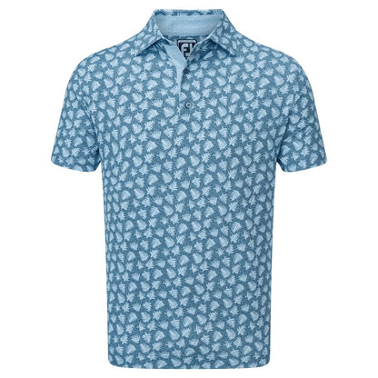 FootJoy Shadow Palm Print Pique Golf Shirt 88375