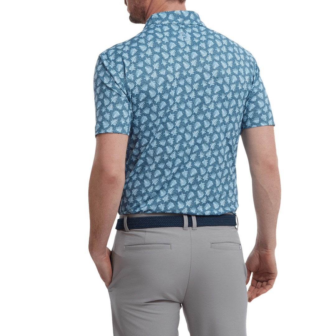 FootJoy Shadow Palm Print Pique Golf Shirt 88375