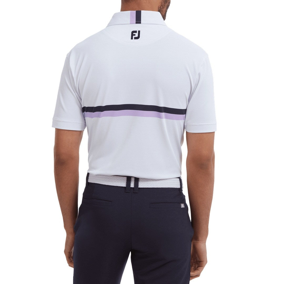 FootJoy Double Chest Band Pique Golf Polo Shirt 88389