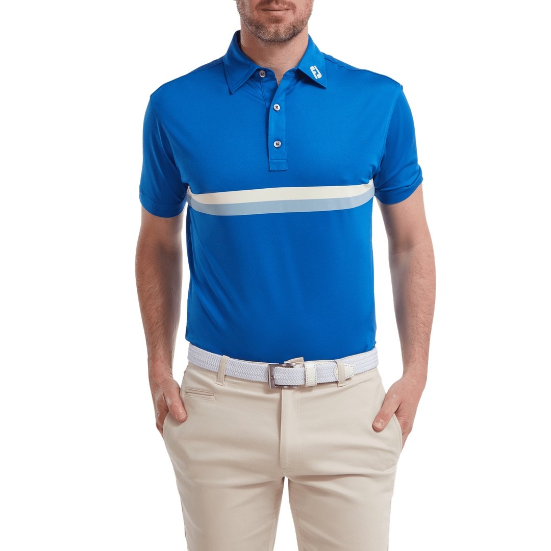 FootJoy Double Chest Band Pique Golf Shirt 88392