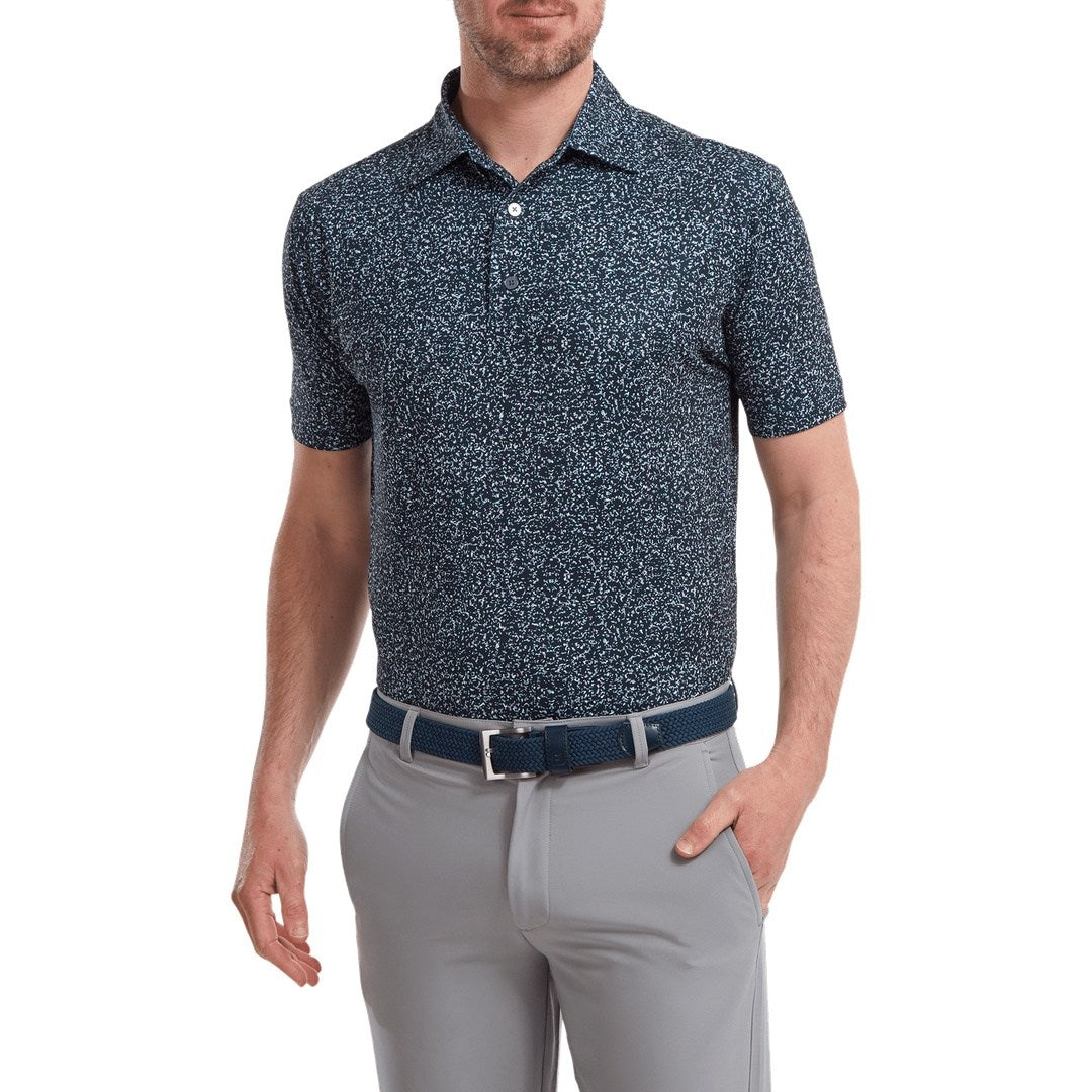 Footjoy Granite Print Lisle Golf Shirt 88415