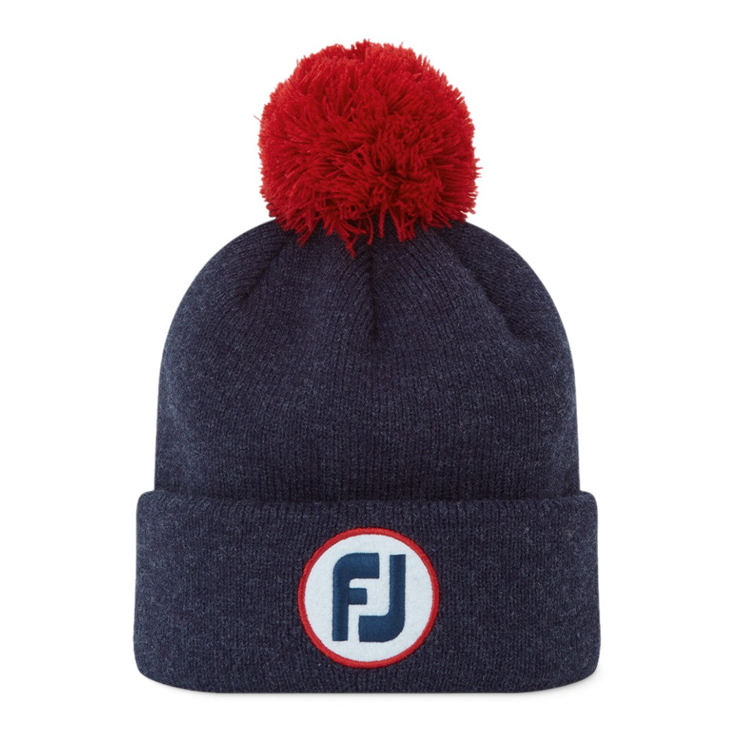 FootJoy Solid Pom Pom Golf Beanie FH22BSPOM