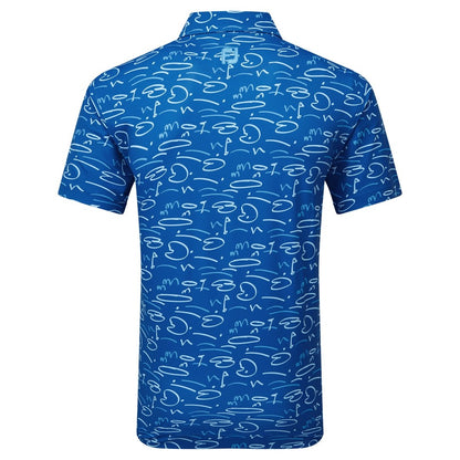 FootJoy Golf Course Doodle Golf Polo Shirt 81581