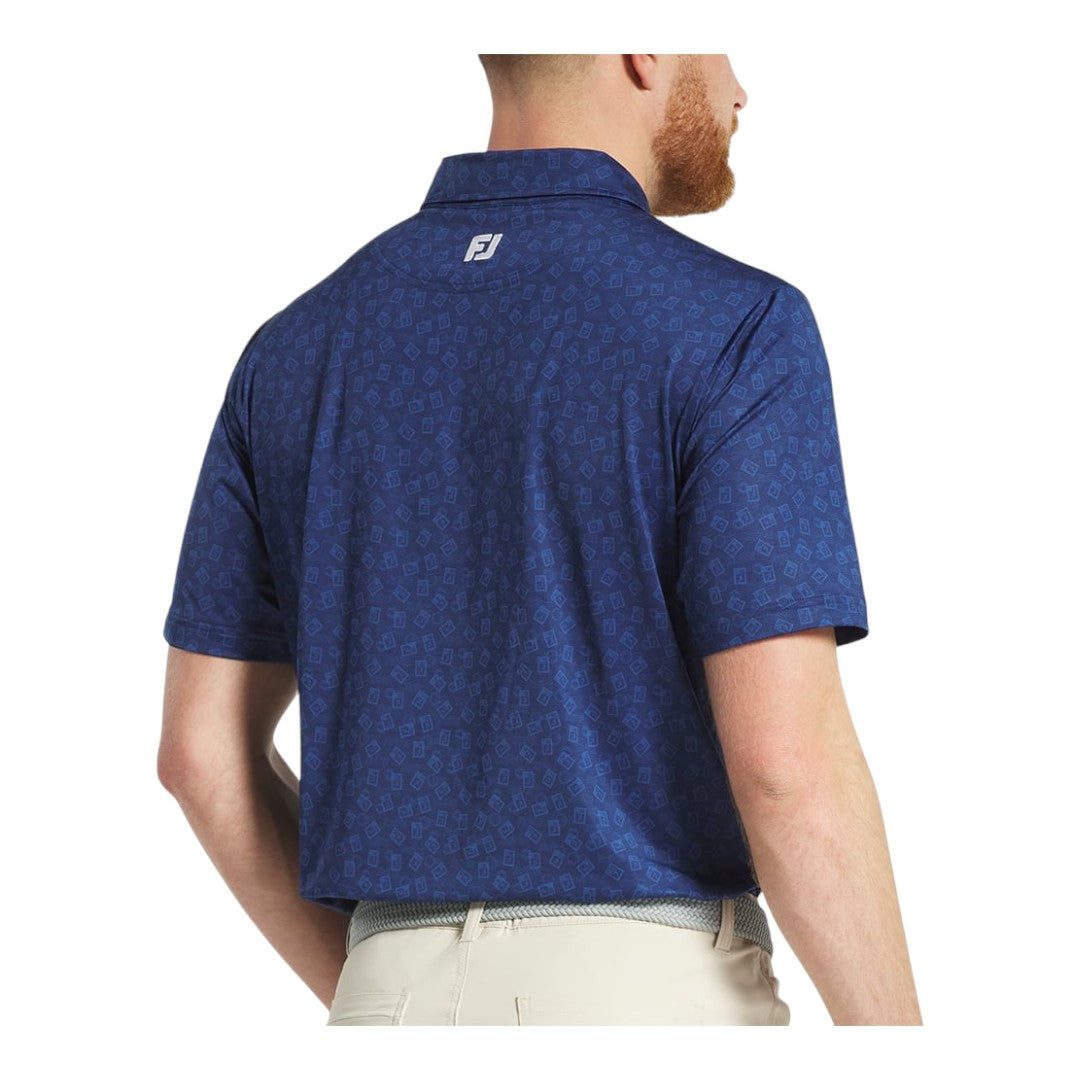 FootJoy Open Stamp Print Golf Polo 32532