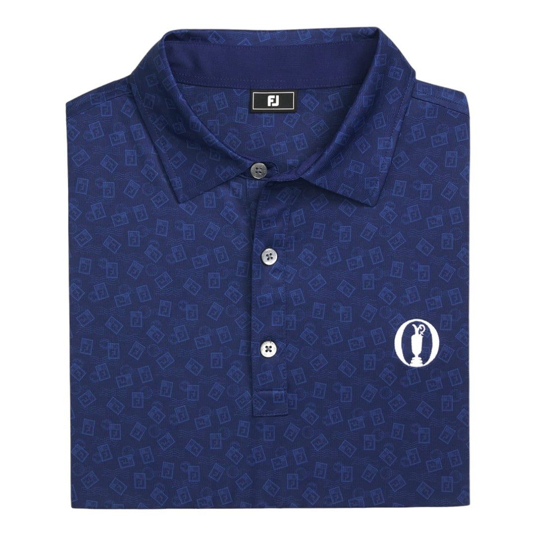 FootJoy Open Stamp Print Golf Polo 32532