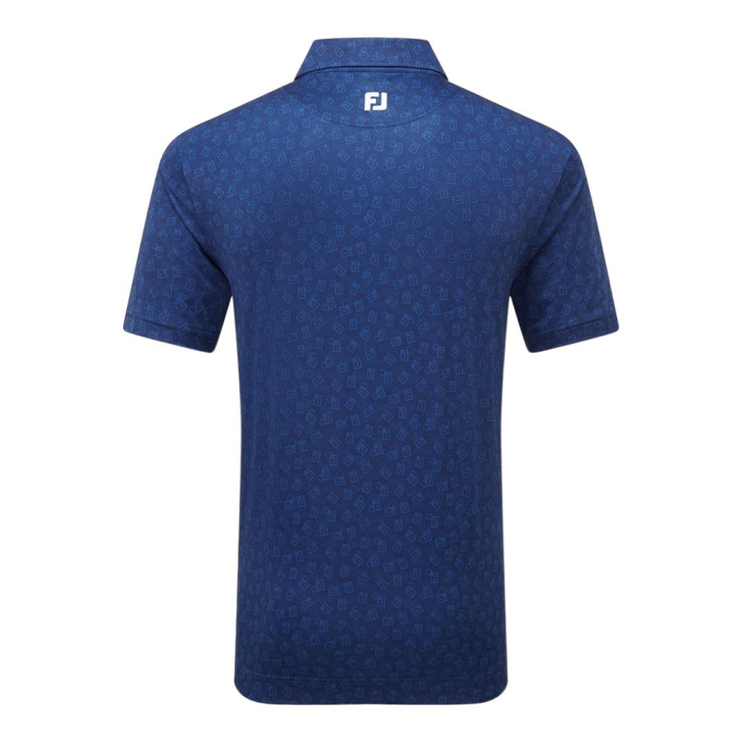 FootJoy Open Stamp Print Golf Polo 32532