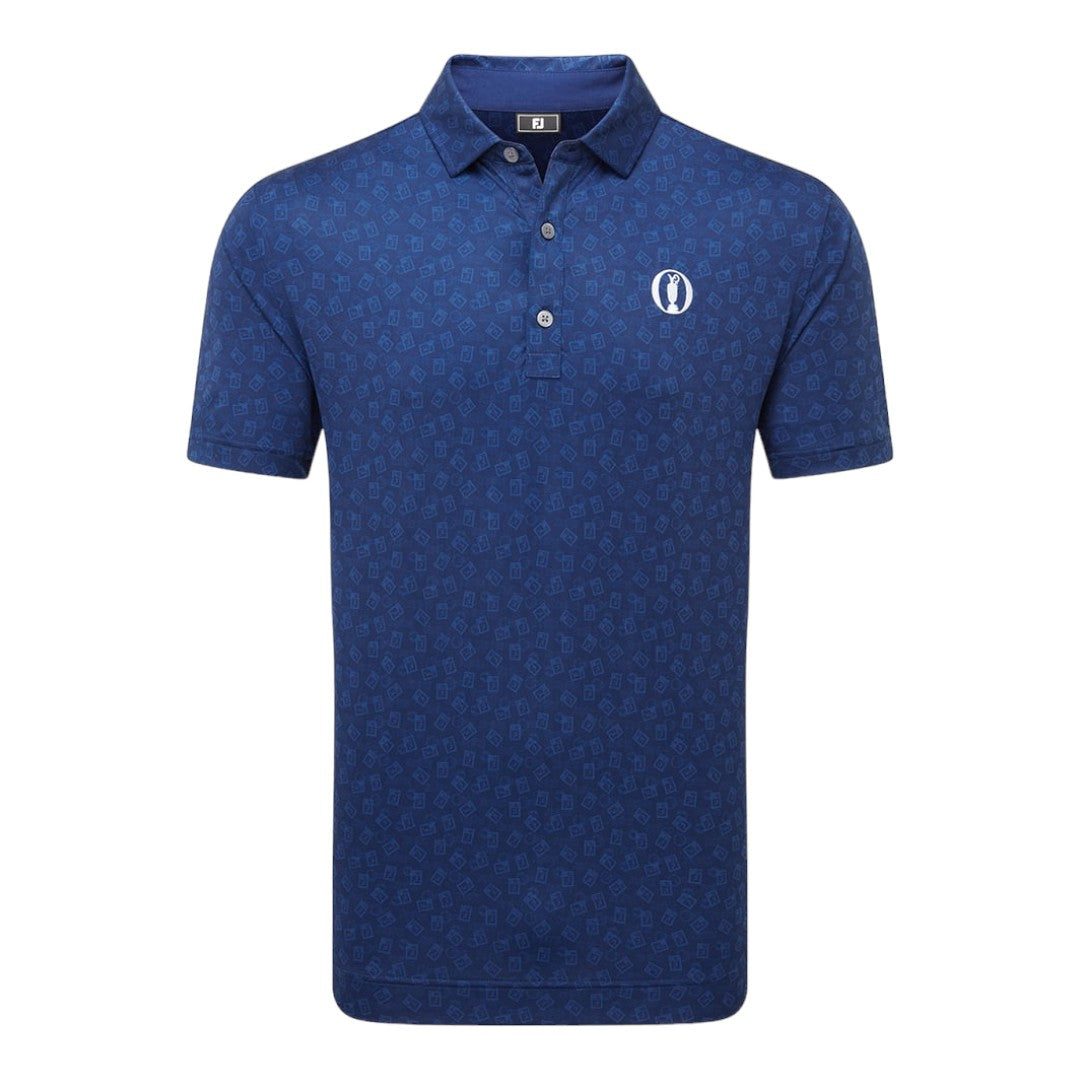 FootJoy Open Stamp Print Golf Polo 32532