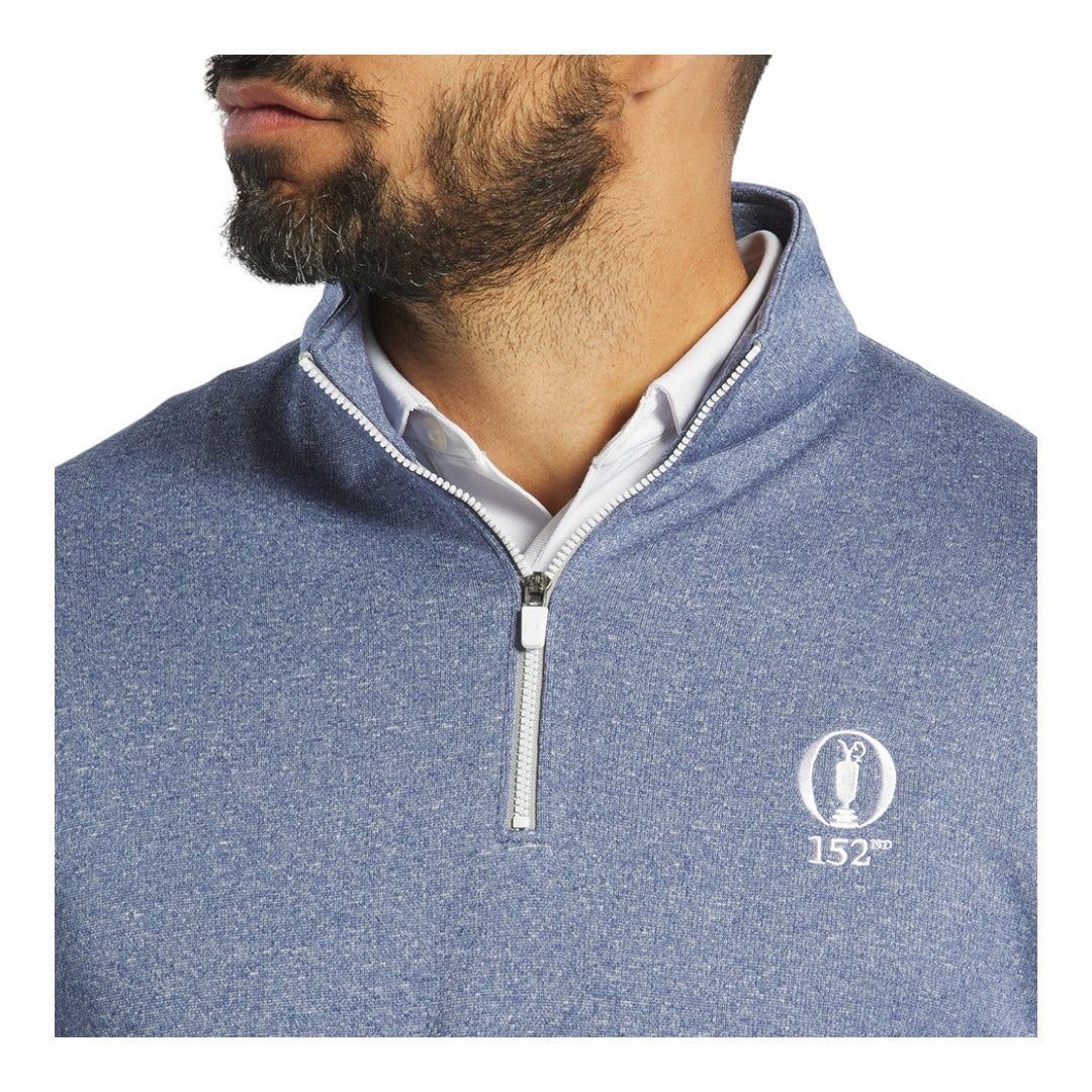 FootJoy Ribbed 1/4 Zip Heather Golf Midlayer 32536