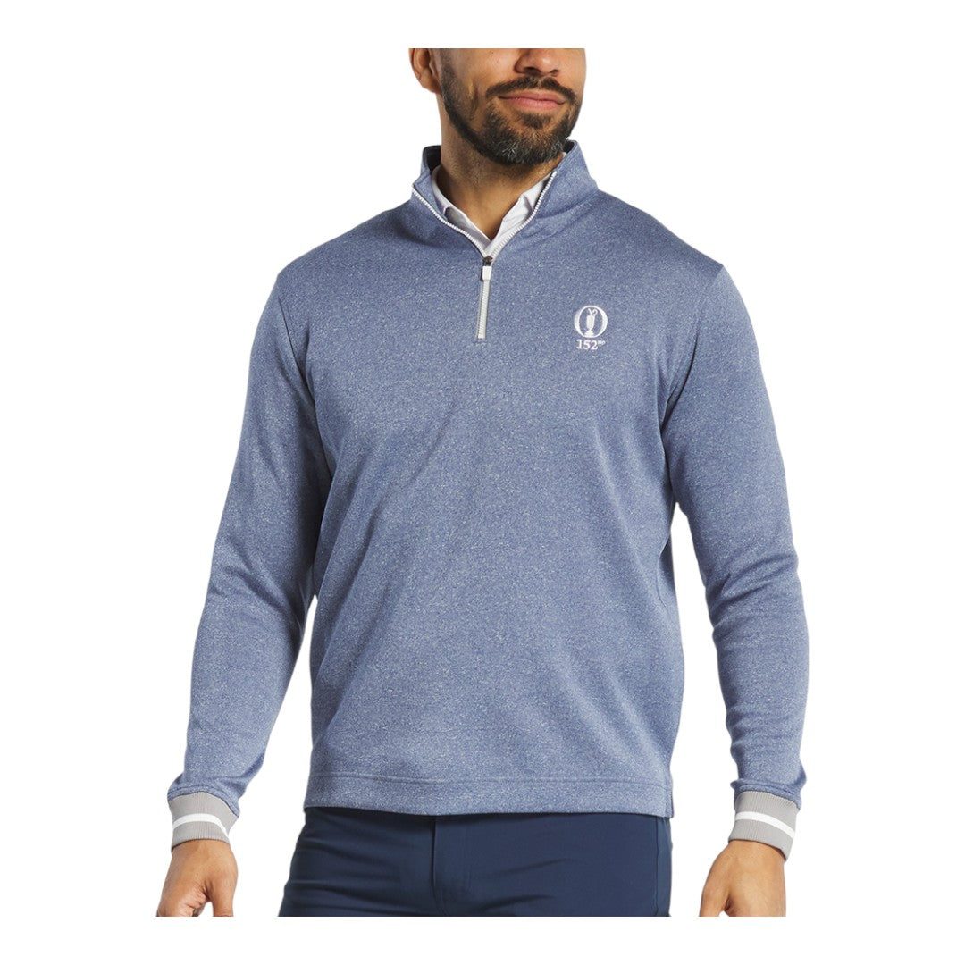 FootJoy Ribbed 1/4 Zip Heather Golf Midlayer 32536