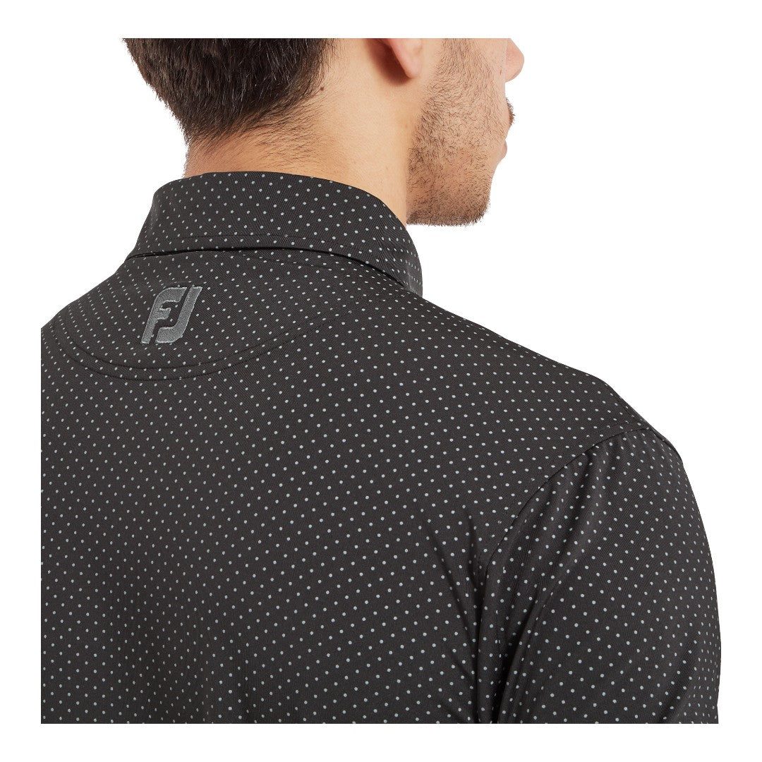 FootJoy Stretch Dot Lisle Golf Polo Shirt 81676