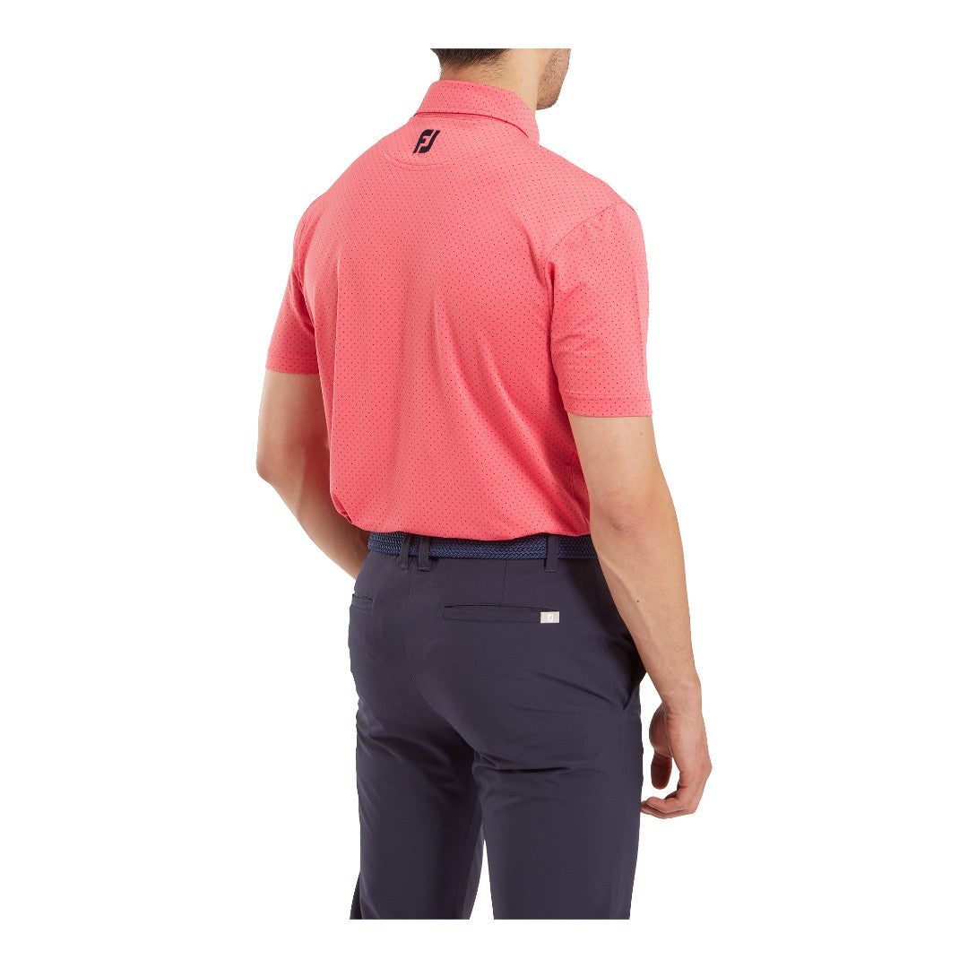 FootJoy Stretch Dot Lisle Golf Polo Shirt 81677