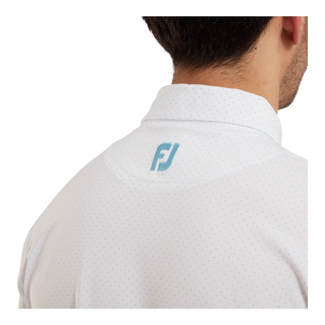 FootJoy Stretch Lisle Dot Golf Polo Shirt 81674