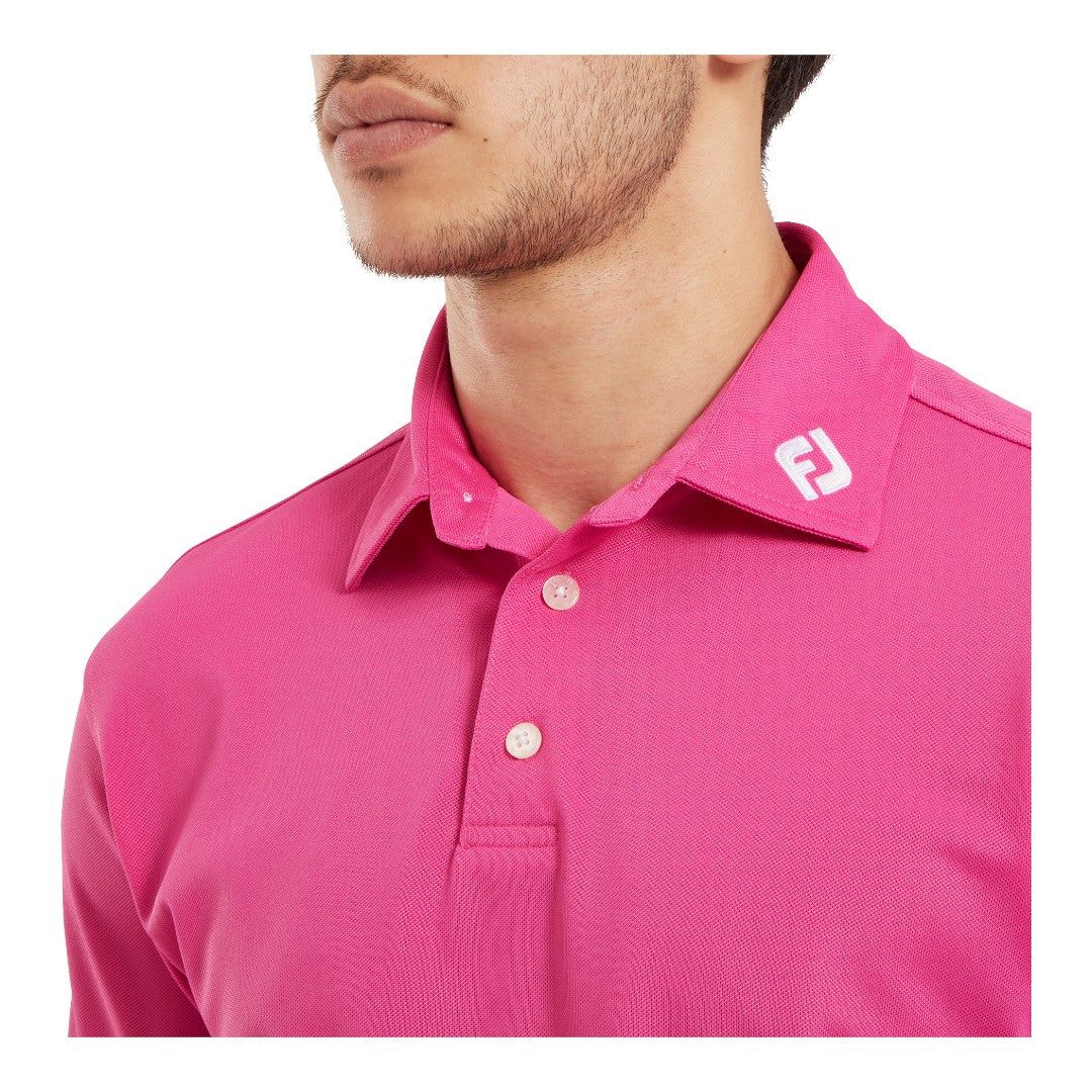Footjoy stretch pique solid golf polo shirt store