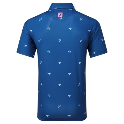 FootJoy Thistle Print Lisle Golf Polo Shirt 80887