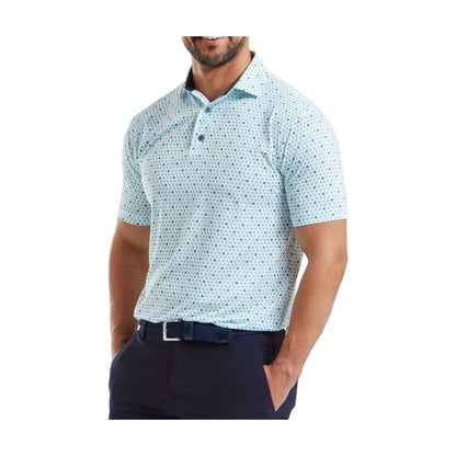 FootJoy Wasp Print Lisle Golf Polo Shirt 31934