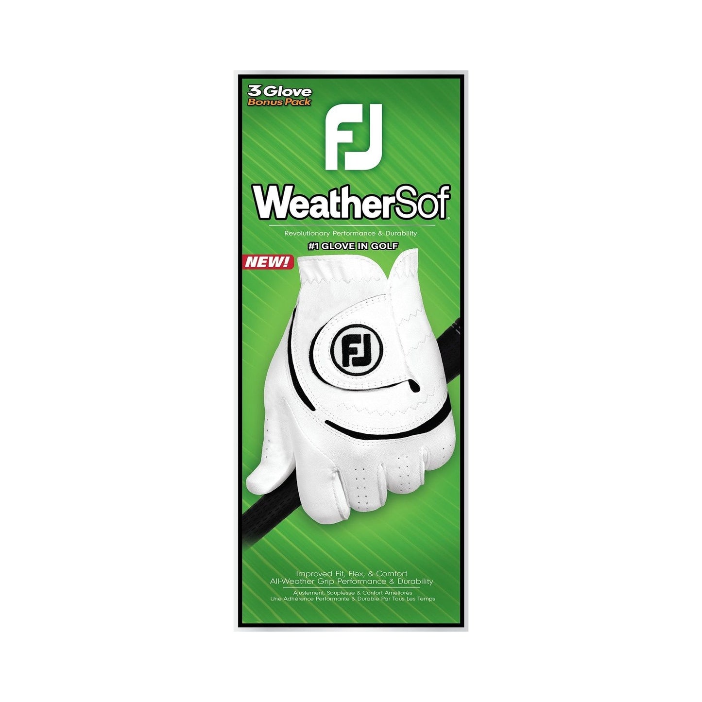 Footjoy WeatherSof Golf Glove 66198 | 3 Pack