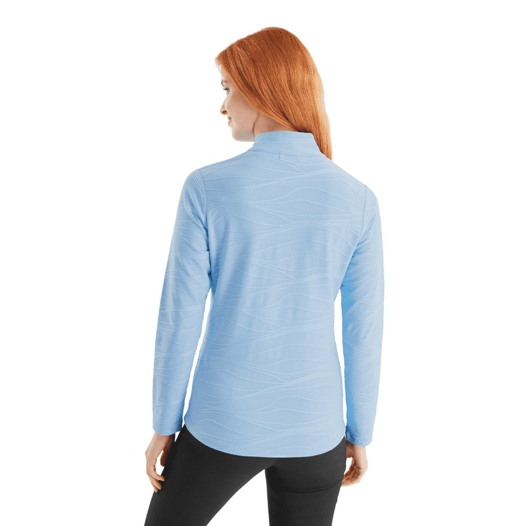 Green Lamb Ladies Kizzy Linear Zip Neck Golf Top AG23987