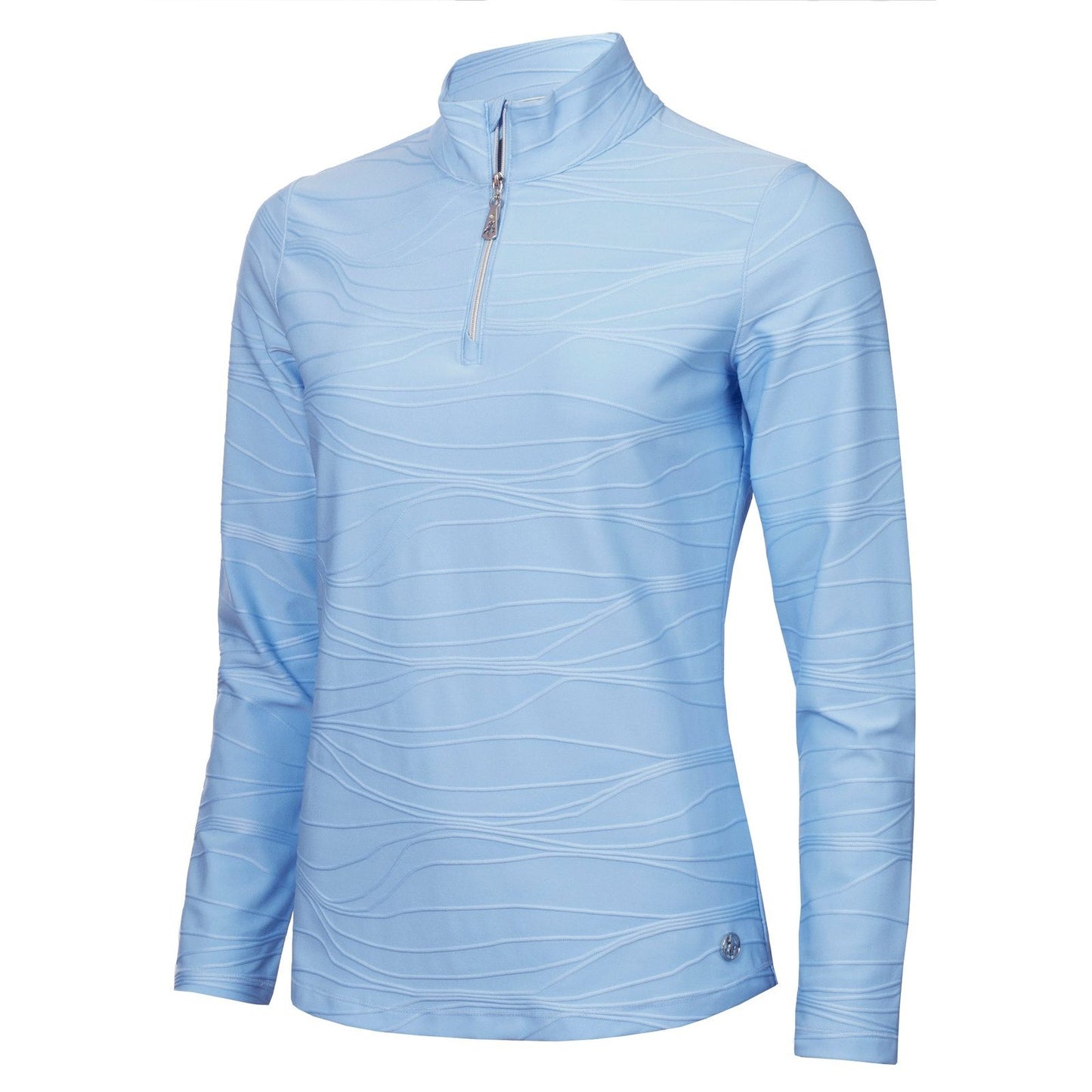 Green Lamb Ladies Kizzy Linear Zip Neck Golf Top AG23987