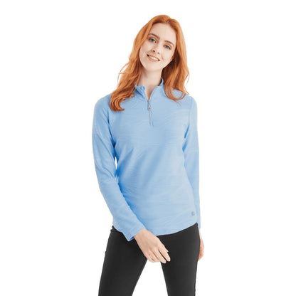 Green Lamb Ladies Kizzy Linear Zip Neck Golf Top AG23987