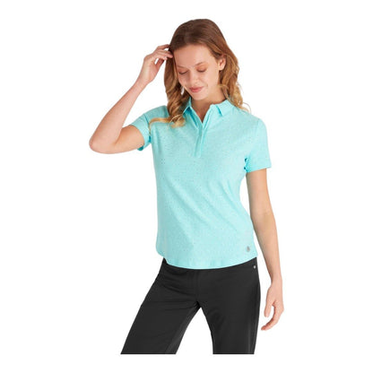 Green Lamb Ladies Naja Broderie Anglaise Golf Polo Shirt SG24014