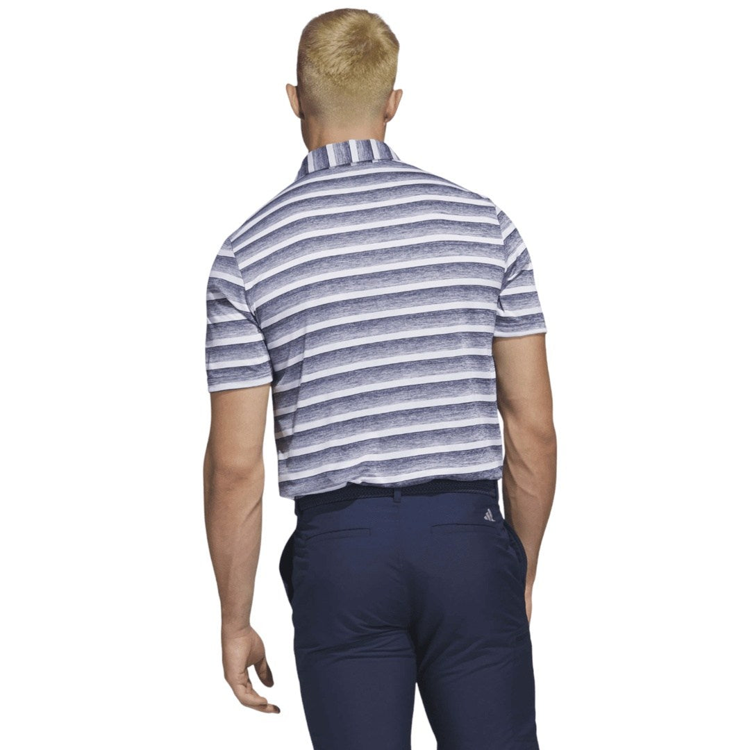 adidas 2-Colour Stripe Golf Polo Shirt HS7579