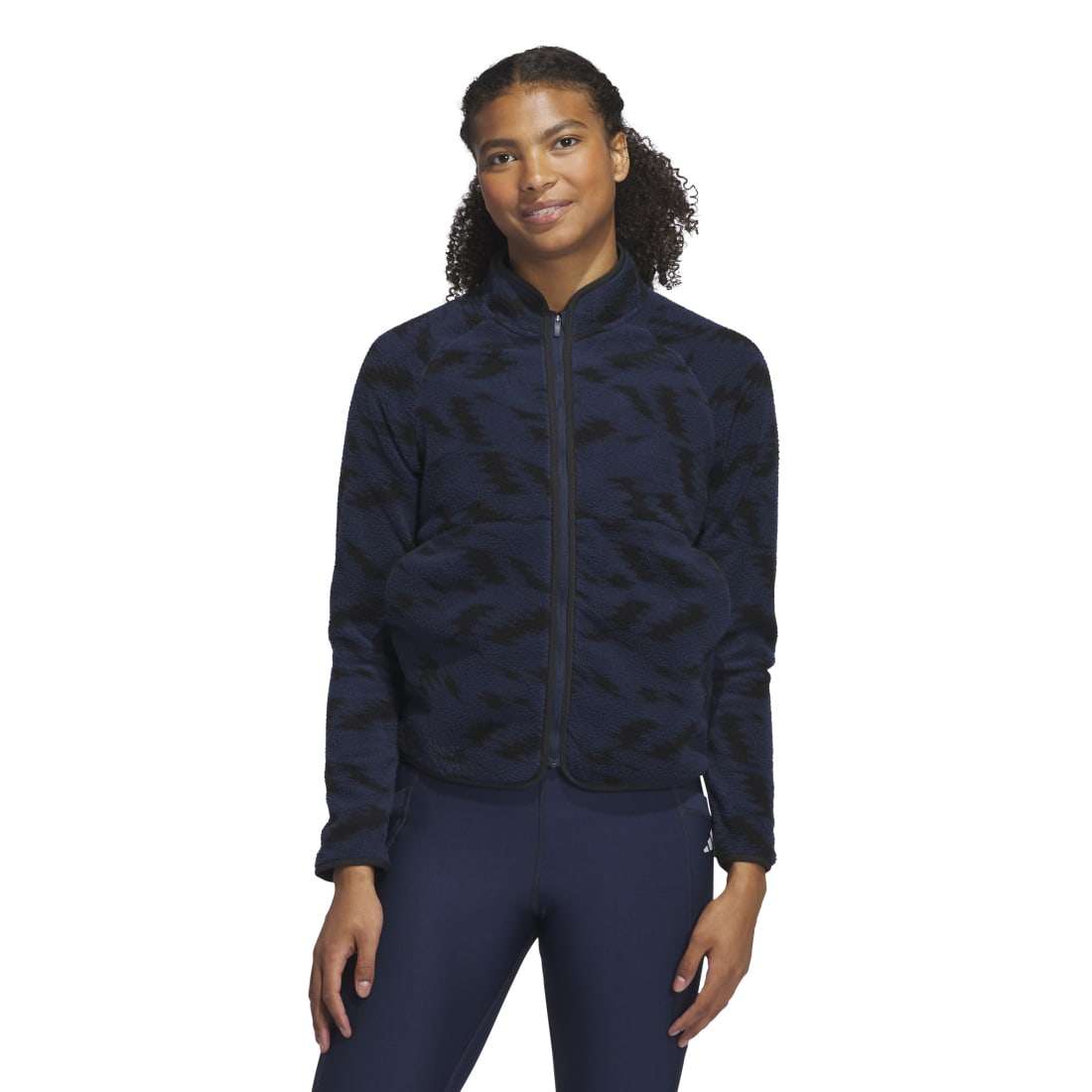 adidas Ladies Ultimate 365 Printed Golf Fleece IS9730 Clarkes Golf