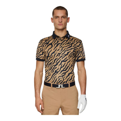 J. Lindeberg Tour Tech Print Golf Polo Shirt GMJT11946