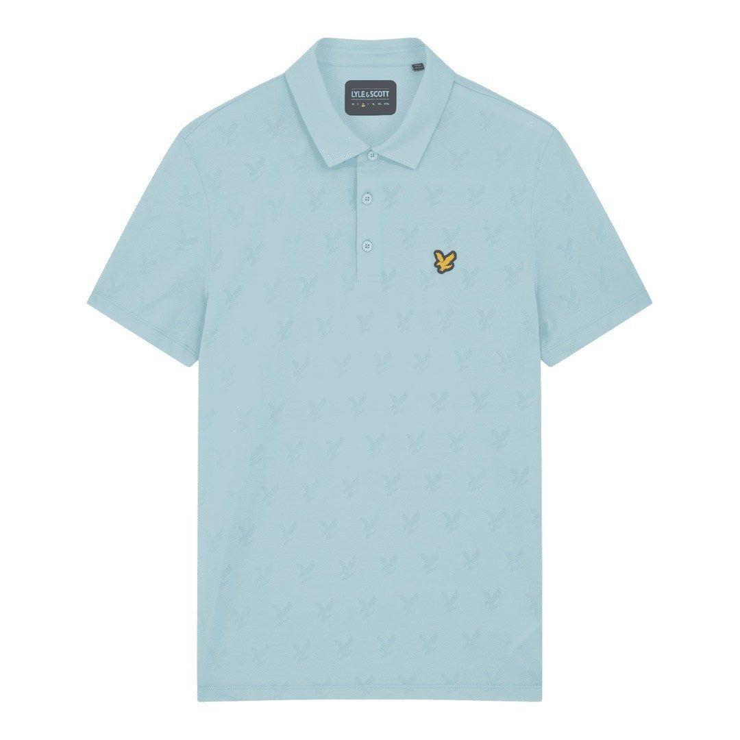 Lyle & Scott Jacquard Golf Polo Shirt SP1562G