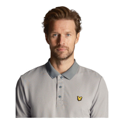 Lyle & Scott Microstripe Golf Polo Shirt SP1464GC