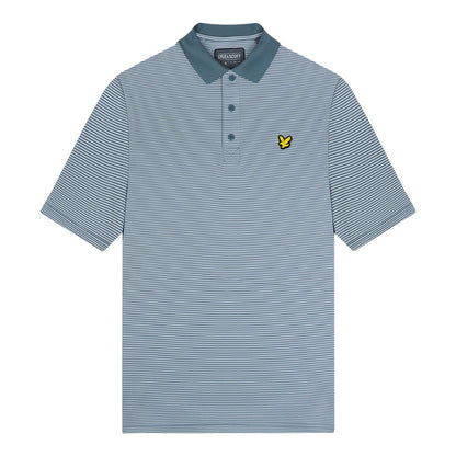 Lyle & Scott Microstripe Golf Polo Shirt SP1464GC